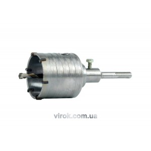 Свердло коронка по бетону VOREL : Ø= 65 мм, з направляючою, SDS хвостовик [24]