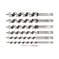 Набір свердл спіральних по дереву STHOR : Ø=10-20 мм, L= 230 мм. 6 шт. [10]