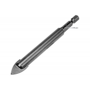 Свердло по склу і кераміці STHOR : YG6X, HEX-1/4", Ø= 12 x 100 мм [100]