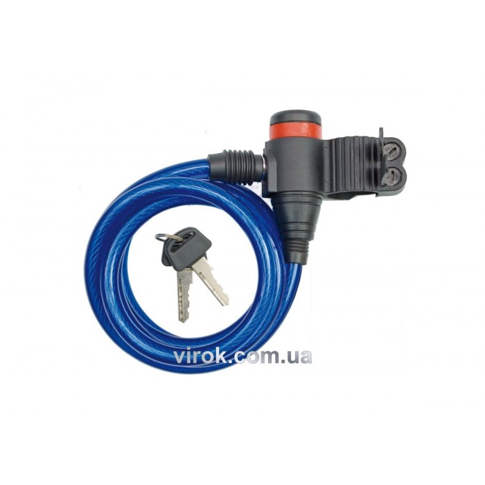 Замок велосипедний VOREL : L= 10 мм Х 1800 мм [10/60]