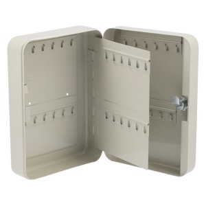 Ящик для ключів металевий VOREL: 48 гачків, 250х 180х 80 мм [10]