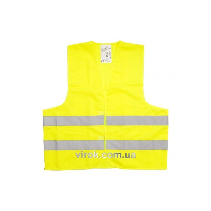 Жилет сигнальний VOREL жовтий, розм. XXXL [100]