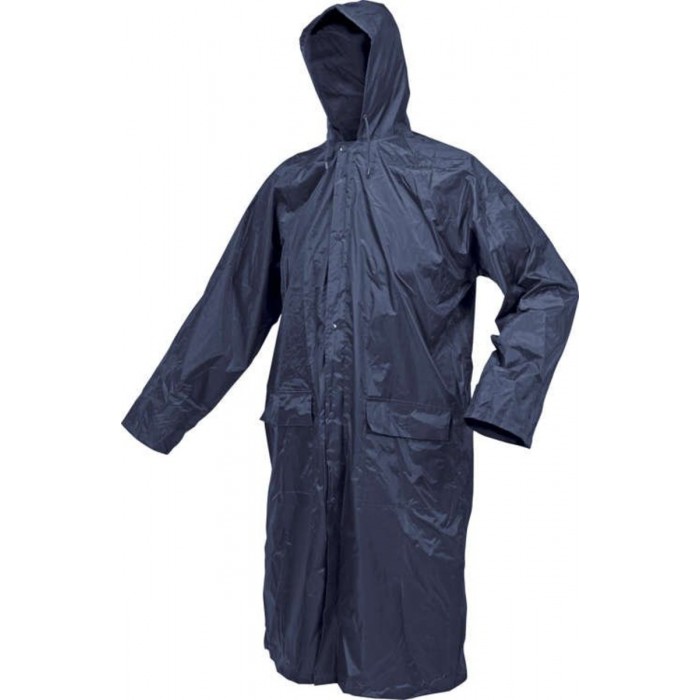 Плащ з капюшоном водонепроникний VOREL, розм. L, гранатовий колір з вентиляційними отворами PVC [20]