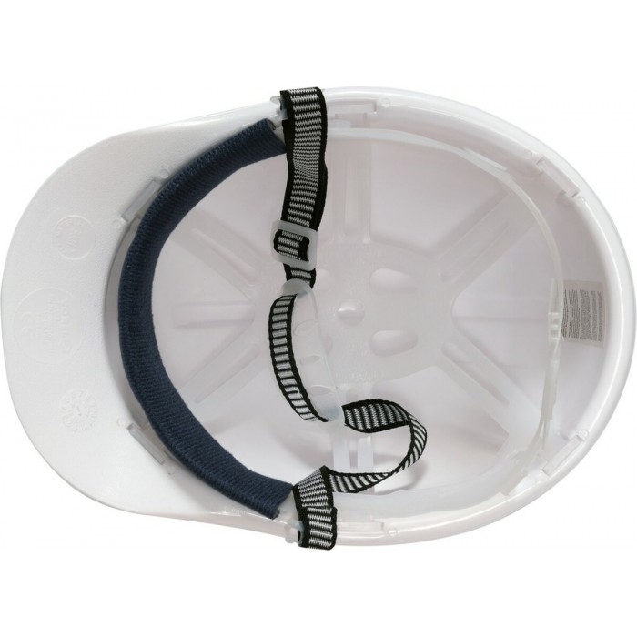 Каска для захисту голови VOREL оранжева з матеріалу HDPE [30/120]