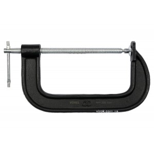 Струбцина з гвинтовим затиском "G" подібна VOREL; l= 200 мм [10]