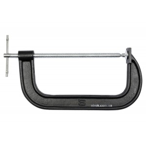 Струбцина з гвинтовим затиском "G" подібна VOREL; l= 250 мм [6]