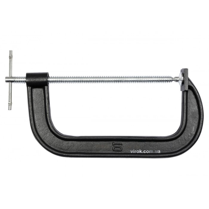 Струбцина з гвинтовим затиском "G" подібна VOREL; l= 250 мм [6]