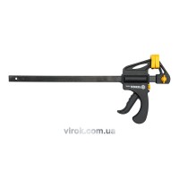 Струбцина VOREL "автомат" пластмасова, l= 250 мм [6/30]