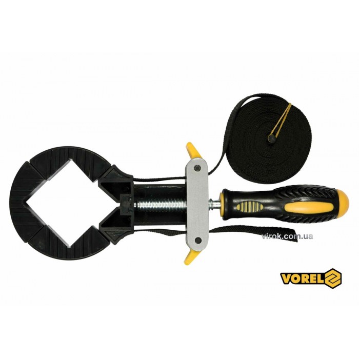 Струбцина ремінна VOREL : L = 4 м, довжина затиску 320 мм [20]