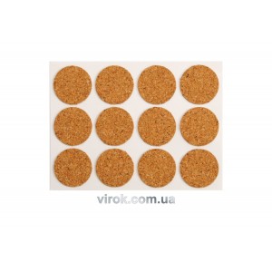 Протектор самоклеючий корковий VOREL, 28мм, набір 12шт [60/720]