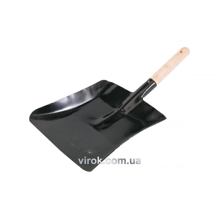 Совок VOREL металевий з ручкою, 460x220мм, S-22 [40]