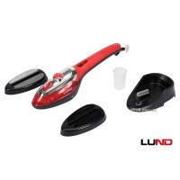 Пароочисник для одягу з праскою, 3 в 1 мережевий LUND : 1.1 кВт, ємність води- 100 мл + 2 щітки [10]