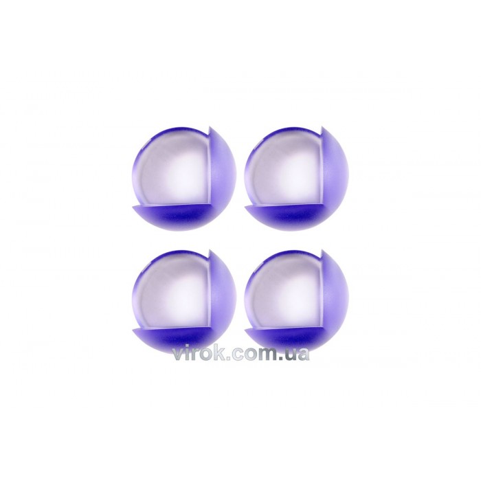 Накладка захисна VOREL кульова, для кутів меблів, Синій колір, Набір 4 шт. [16/288]