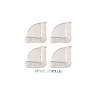 Накладка захисна VOREL плоска для кутів меблів, Набір 4 шт. [12/144]