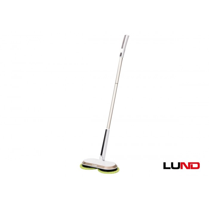 Швабра акумуляторна LUND : Li-Ion 7.4 В 2 Агод, 2 оберт. диски, 28 х 14 х 104 см + спорядження(DW)