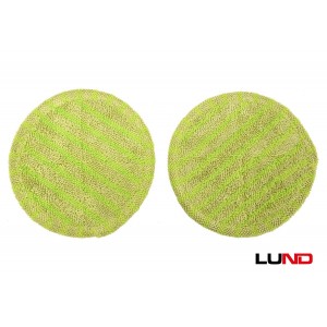 Насадки мікроволоконні круглі LUND : Ø15 см x  5 мм, до акумуляторної швабри 67180, 2 шт [168]