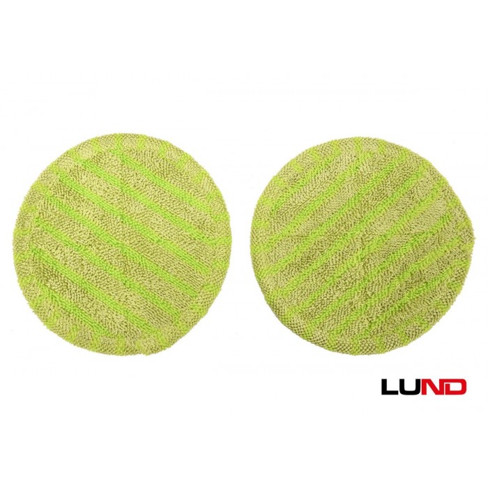 Насадки мікроволоконні круглі LUND : Ø15 см x  5 мм, до акумуляторної швабри 67180, 2 шт [168]