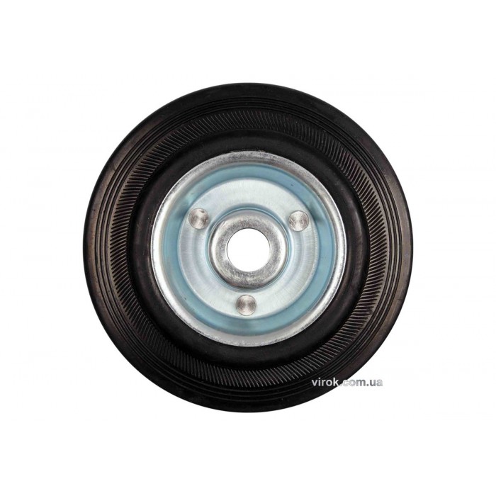 Колесо з чорної гуми VOREL; Ø= 75 мм, b= 22 мм, навантаж.- 40 кг [150]