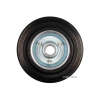 Колесо з чорної гуми VOREL; Ø= 160 мм, b= 39 мм, навантаж.- 130 кг [20/520]