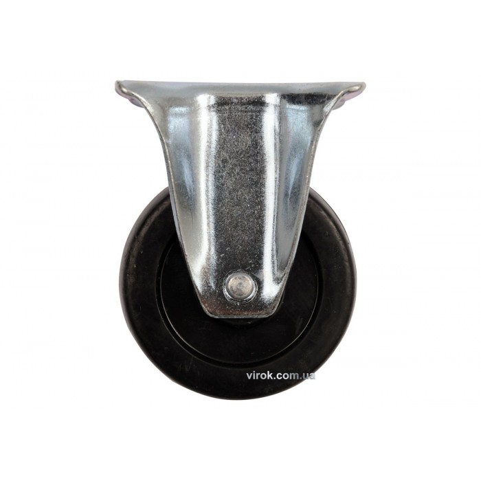 Колесо до візка поліпропіл. Ø=50мм, b=22мм VOREL зі штивною опорою; h= 65мм, навантаж.- 25 кг [130]