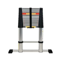 Драбина розтяжна телескопічна VOREL, 13 щаблів, h=3.8 м, макс. вага- 150 кг, з алюмінію [1]