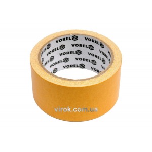 Стрічка самоклеюча VOREL армована 2-стороння, 50мм x 5м [48]