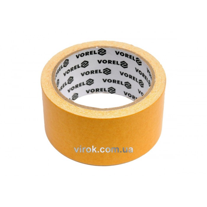 Стрічка самоклеюча VOREL армована 2-стороння, 50мм x 5м [48]