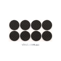 Протектор самоклеючий VOREL 38мм, набір 8шт чорні [24/432]