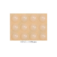 Прокладка силіконова самоклеюча під меблі VOREL, 13мм, набір 12шт [32/576]