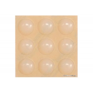 Прокладка силіконова самоклеюча під меблі VOREL, 15мм, набір 9шт [32/576]