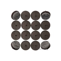 Прокладки пластикові фільцеві на цвях VOREL, 17мм, набір 16шт [16/288]