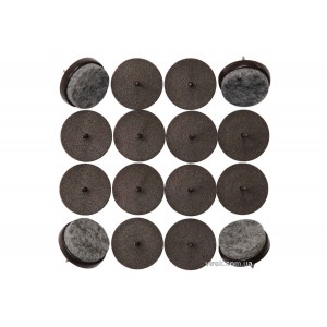 Прокладки пластикові фільцеві на цвях VOREL, 17мм, набір 16шт [16/288]