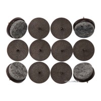 Прокладки пластикові фільцеві на цвях VOREL 20мм, набір 12шт [16/288]