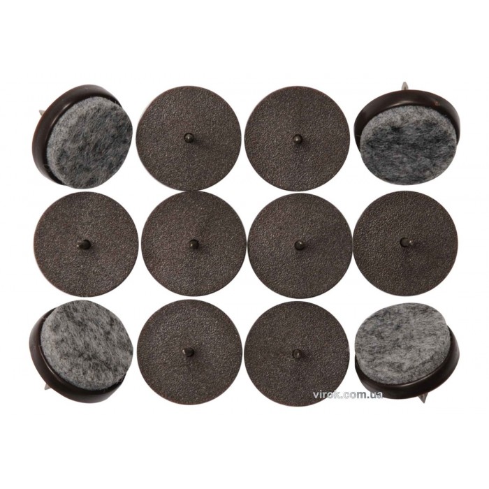 Прокладки пластикові фільцеві на цвях VOREL 20мм, набір 12шт [16/288]