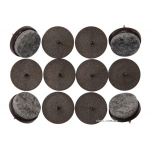 Прокладки пластикові фільцеві на цвях VOREL, 24мм, набір 12шт [16/288]