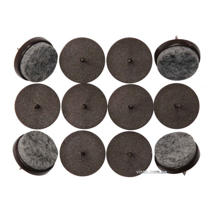 Прокладки пластикові фільцеві на цвях VOREL, 24мм, набір 12шт [16/288]