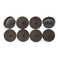 Прокладки пластикові фільцеві на цвях VOREL 30мм, набір 8шт [16/256]