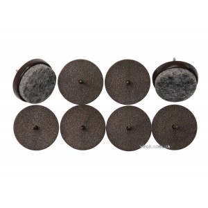 Прокладки пластикові фільцеві на цвях VOREL 30мм, набір 8шт [16/256]