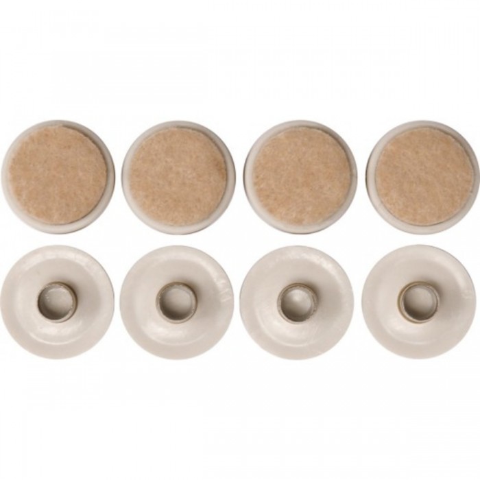 Прокладки пластикові VOREL фільцеві на штифт. 26мм. Набір 8шт [16/288] (DW)