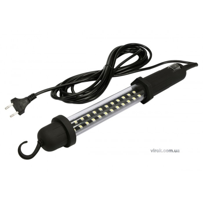 Світильник переносний з гачком, світлодіодн, електромер. 230В  VOREL; P= 4,5Вт, яскрав. P= 400lm[10]