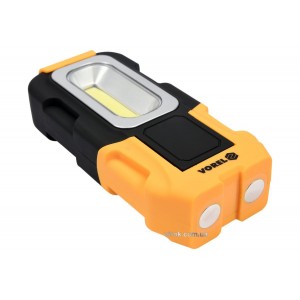 Ліхтар діодний, на обертовій підставці VOREL; живлення від 3х ААА батарейок 1,5В; 47х32х25 мм [12]