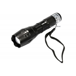 Ліхтар CREE XP-E світлодіодний VOREL; 5 Вт, 3 режими,280lm, живлення-3ААА батар, Ø= 40мм l=135мм(DW)