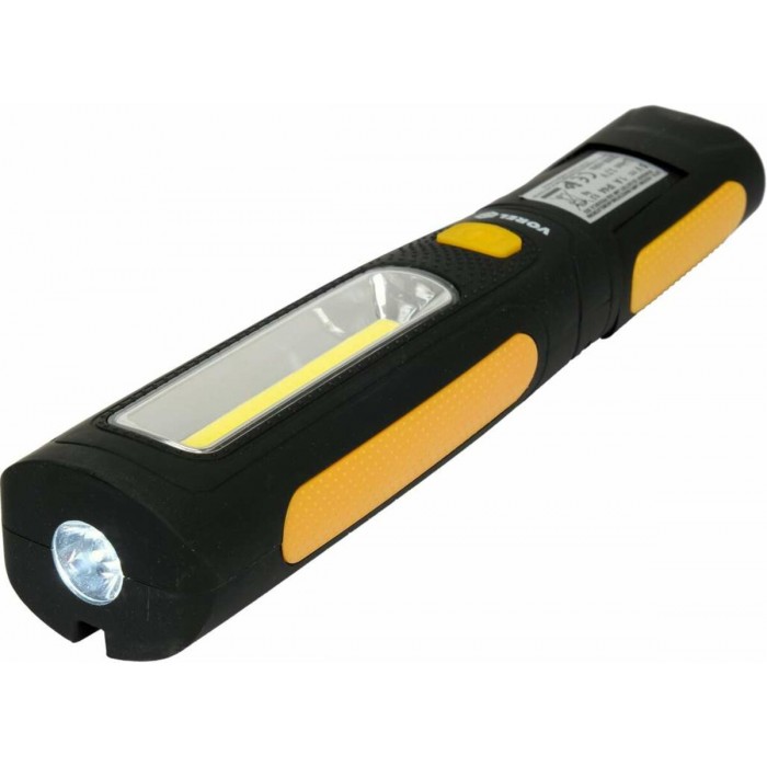 Світильник COB-діодний акумулятор Li-Ion 3.7 В VOREL 5 і 3 Вт,300/170 Lm,2 режими,USB заряджання(DW)