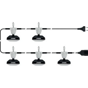 Прожектори COB-діодні 5 шт.з гачками STHOR 230V по 9Вт 900Lm 105х65 мм сполучені провідн l=15,4м(DW)