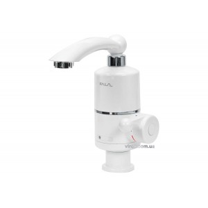 Нагрівач води проточної мереж. FALA до 60°С,3кВт,тиск 0,04-0,6MPa, гусак l=10 см, нижнє під'єднання