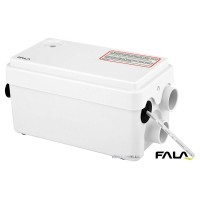 Помпа до каналізаційних стоків душа і вмивальника мережева FALA: P=250Вт, на висоту 4м, Q=80л/хв [4]