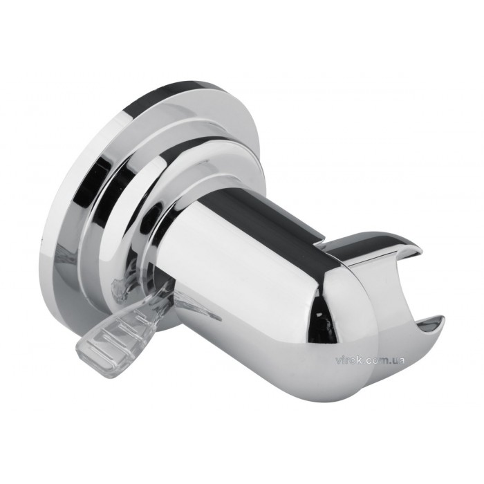 Тримач душових розприскувачів з присмоктувачем FALA обертовий пластиковий ABS, покритий хромом [100]
