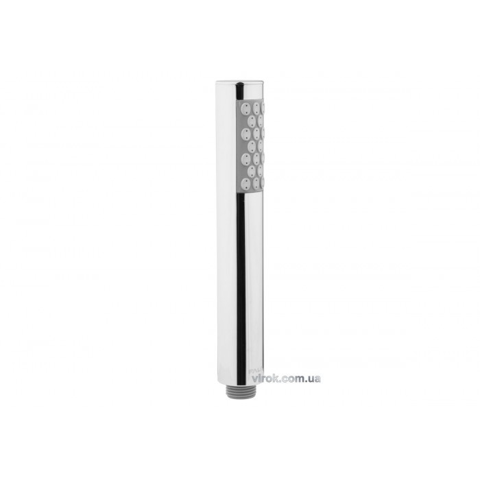 Розприскувач для душа пластиковий ABS хромований FALA; 1 полож. струї 60х 26 мм зі з'єднанням G 1/2