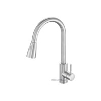 Змішувач води FALA для кухонної раковини "STEELY 4" з кульовим регулятором [5]