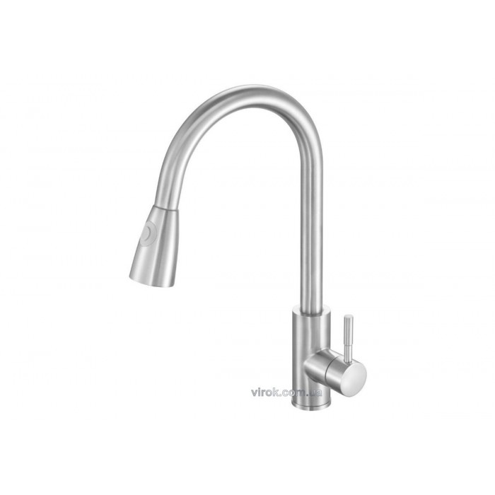 Змішувач води FALA для кухонної раковини "STEELY 4" з кульовим регулятором [5]